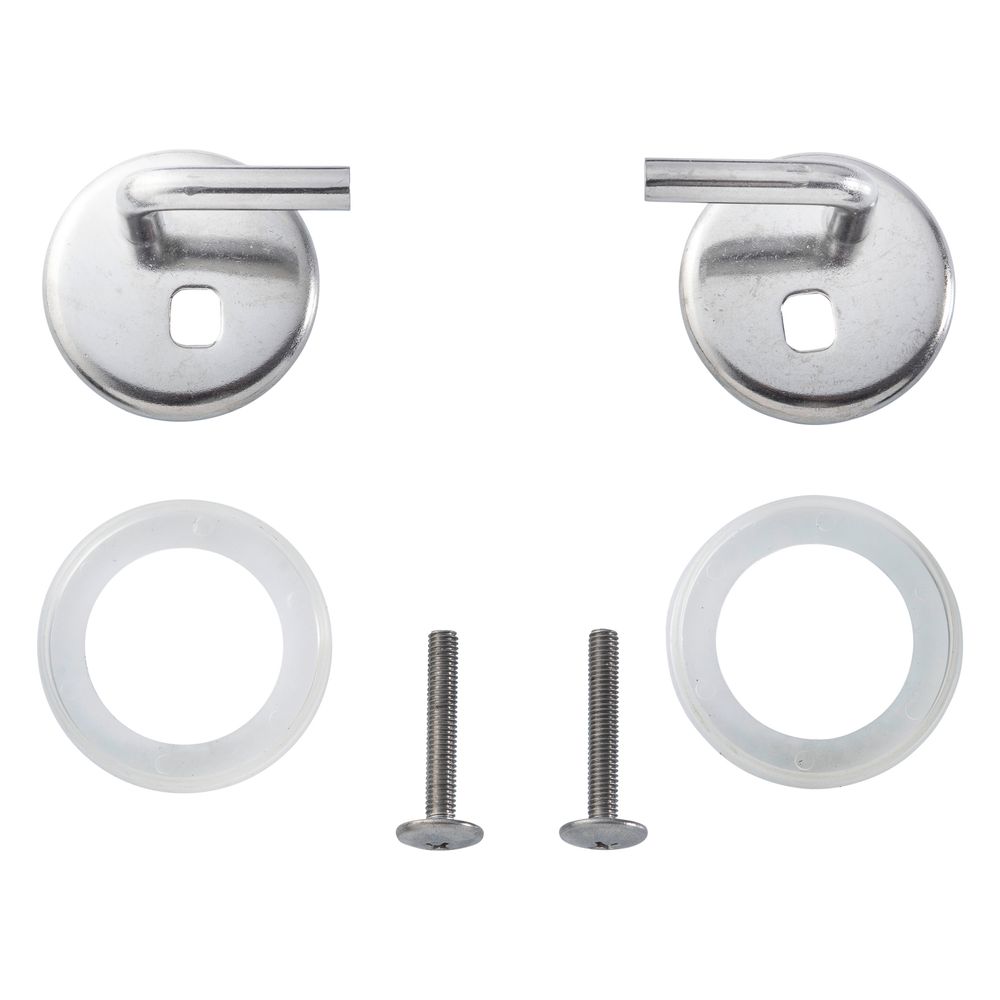 Kit de charnières Duravit pour abattant WC sans fermeture automatique, chromé, 0063031000