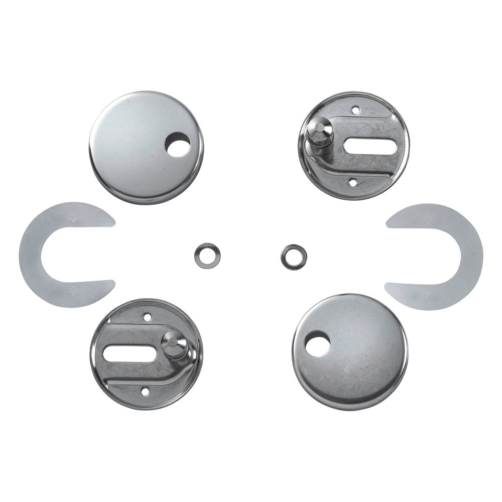Duravit jeu de charnières pour abattant WC avec fermeture douce, acier inoxydable, 0061381000