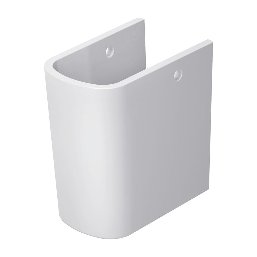 Duravit Colonne demi-cylindrique en céramique DuraStyle 280x175x290mm, Blanc Brillant, murale, pour modèles 231965, 231960, 231955