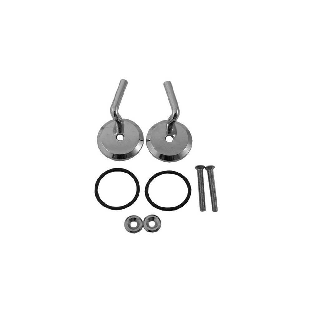 Kit de charnières Duravit pour abattant WC sans mécanisme d'abaissement automatique, acier inoxydable, 0061101099