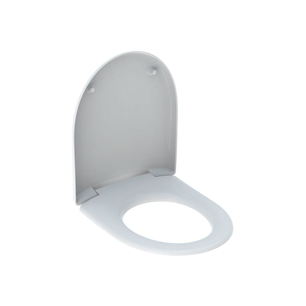 Siège WC Geberit Renova fixation par le haut, fermeture automatique, sans Quick-Release, Pergamon/brillant