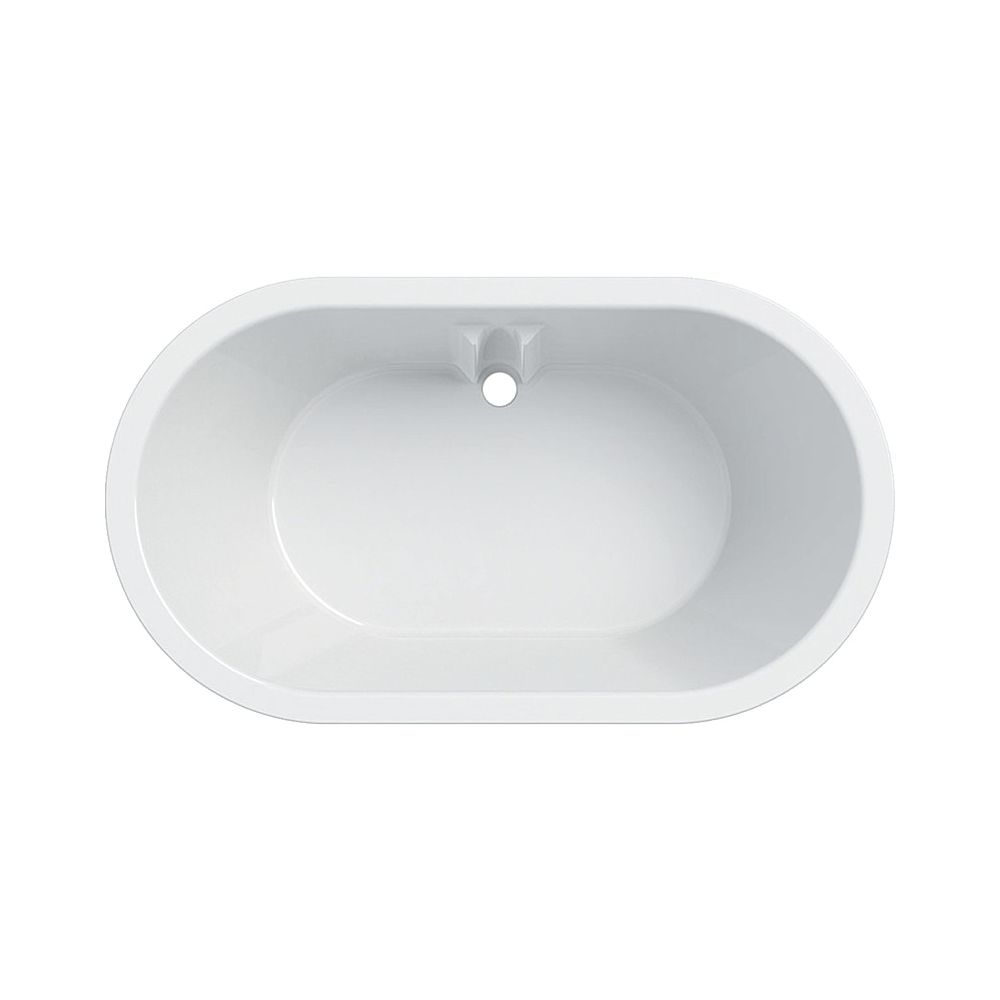 Baignoire ovale Geberit Bambini Varicor Alpinweiß 91x51,5x25,7cm, 407010016