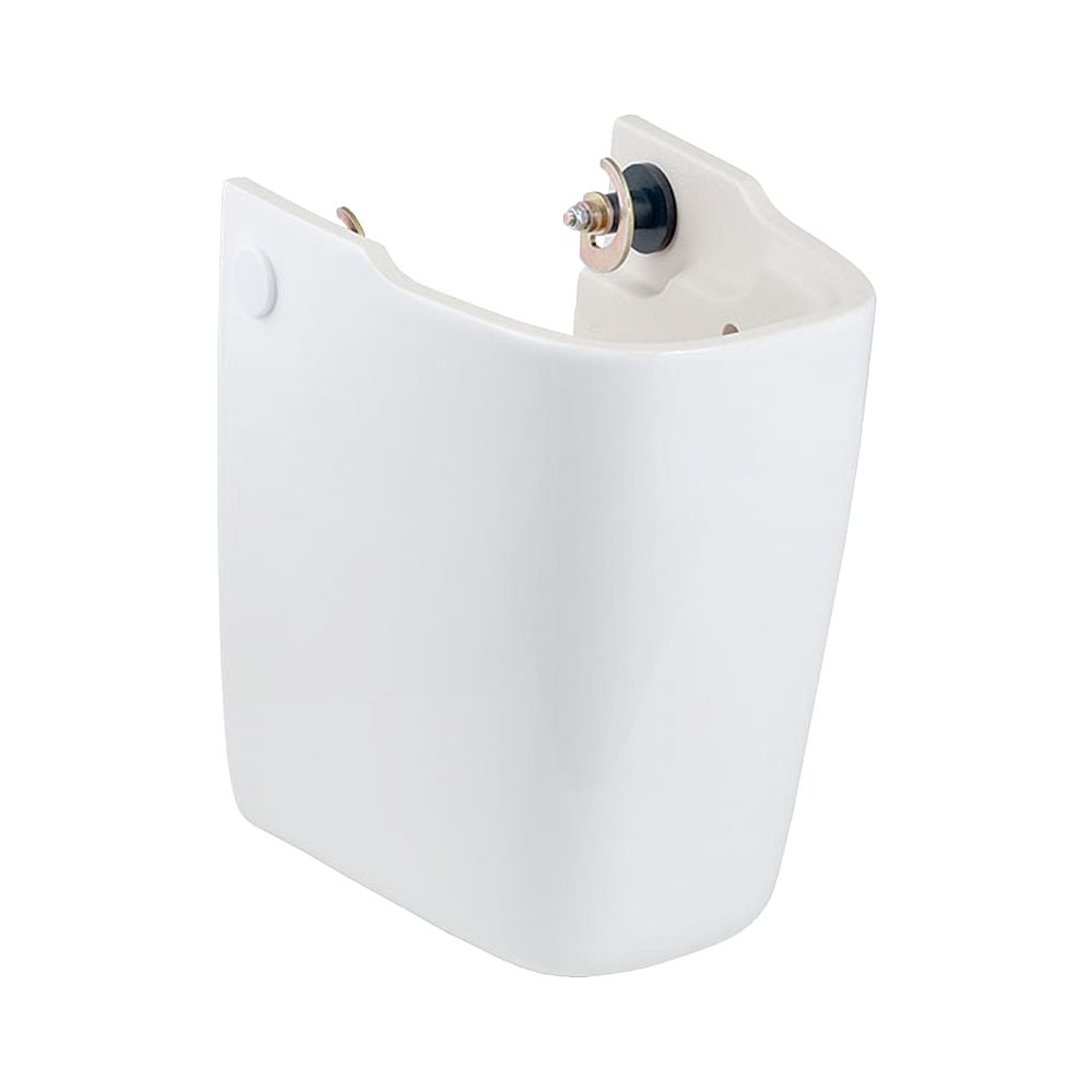 Demi-colonne Geberit Renova Plan, 31x22x24 cm, céramique sanitaire, blanc, réf. 292150000