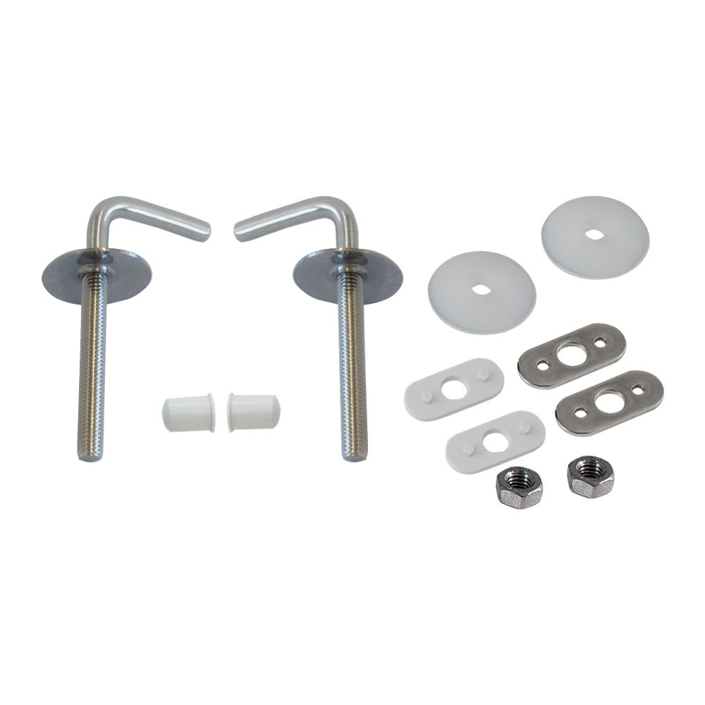 Kit de charnières Geberit pour anneau de siège WC Bambini, fixation par le dessous, 598017000