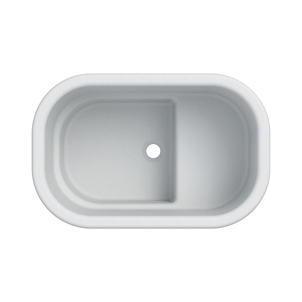 Baignoire bébé Geberit Bambini Longueur 71,5 cm, largeur 46,5 cm, hauteur 39,5 cm, blanc alpin