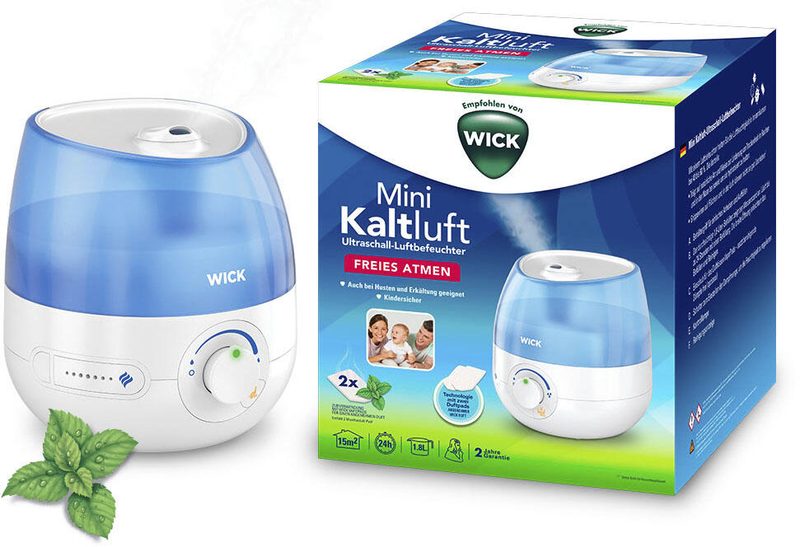 Humidificateur d'air WICK Ultrasons 21 W blanc/bleu