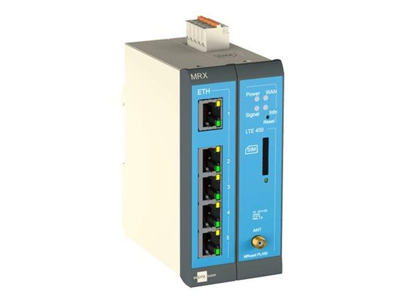 INSYS icom MRX MRX2 LTE - Routeur - Commutateur 5 ports WWAN, VPN, Ethernet