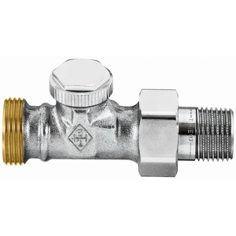 IMI Heimeier Raccord Regutec à passage droit G 3/4", DN 15, laiton nickelé