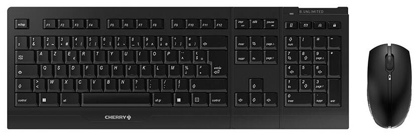 CHERRY B.Unlimited 3.0 clavier et souris sans fil - Noir Français (AZERTY)