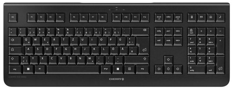 Clavier sans fil CHERRY KW 3000 - noir