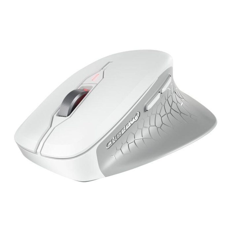 Souris ergonomique sans fil CHERRY Stream Comfort - Blanc/Gris pâle
