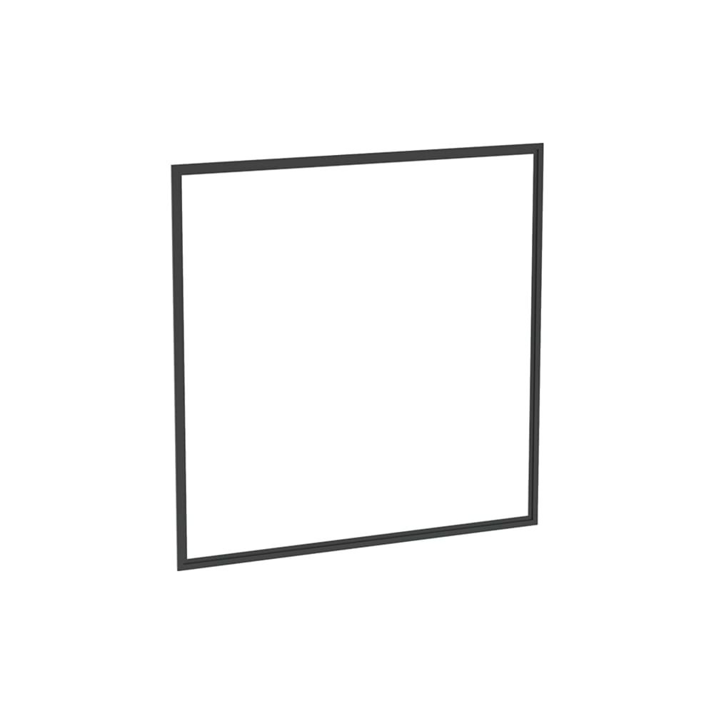 Cadre de finition Geberit pour meuble miroir ONE, montage encastré, largeur 122,8 cm, Noir mat