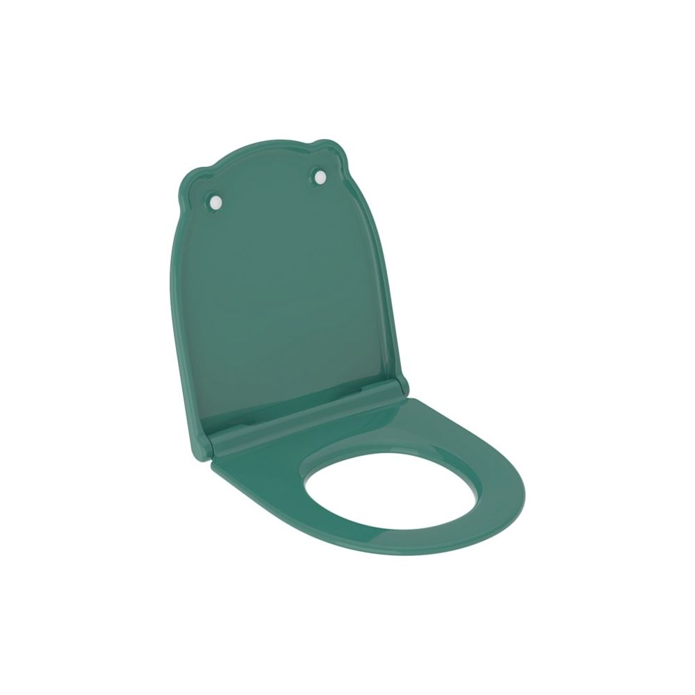 Geberit WC-Sitz Bambini pour enfants EasyMount sans fermeture douce, Vert forêt