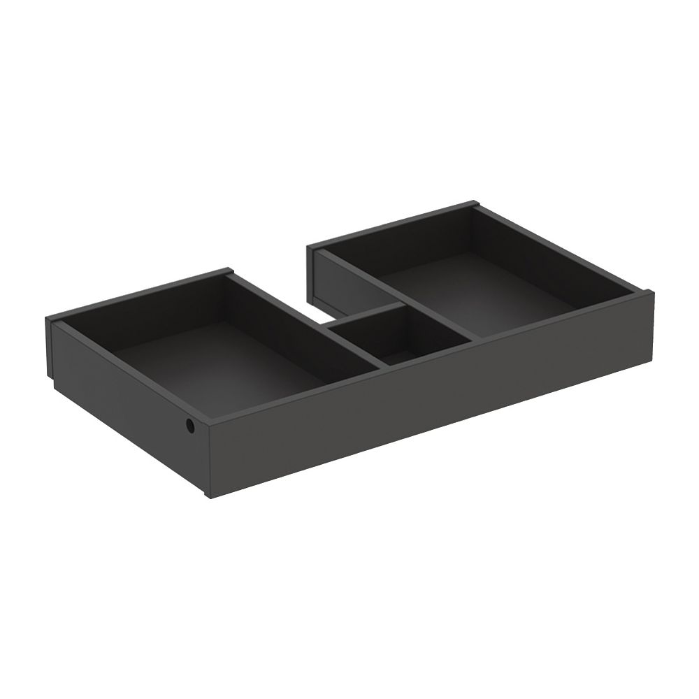 Tiroir intérieur Geberit pour meuble sous vasque, porte-à-faux réduit, largeur de vasque 60 cm