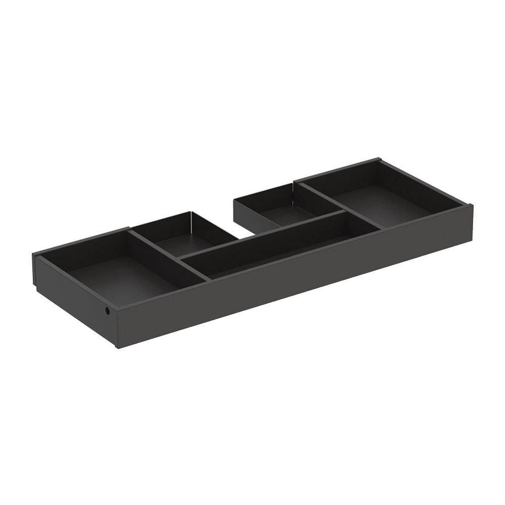 Tiroir intérieur Geberit pour meuble sous vasque Acanto, porte-à-faux raccourci, largeur vasque 90 cm
