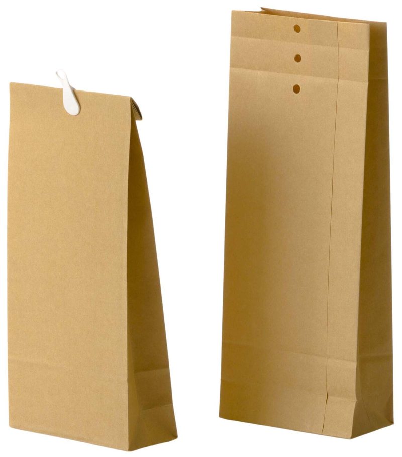 Sacs échantillons BONG M50 marron, sans fenêtre 1 boîte = 250 pièces — lot de 250 pièces