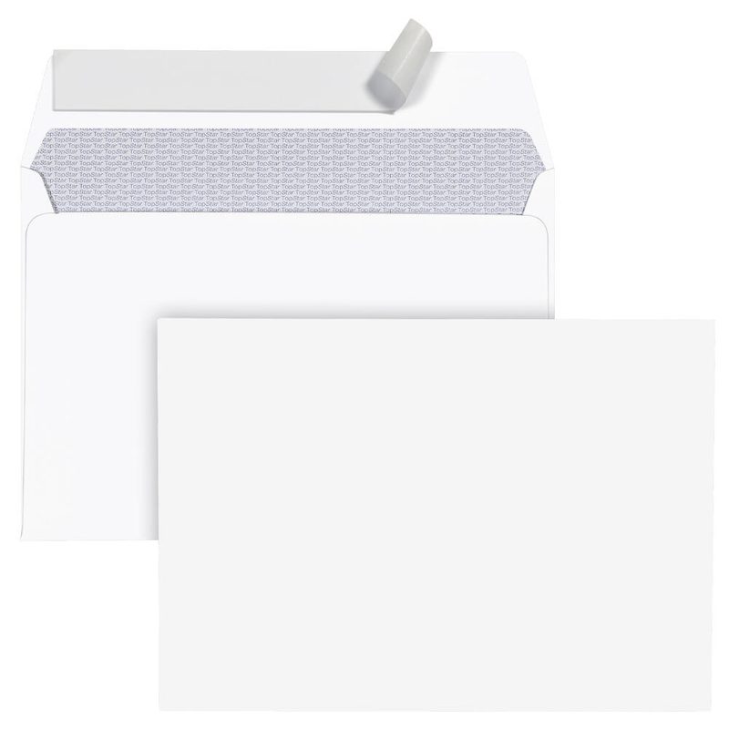 Enveloppes BONG DIN C6 sans fenêtre autocollantes 1 boîte = 250 pièces — lot de 250 pièces