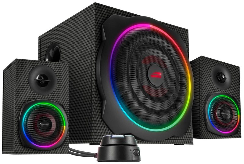 Systeme de caisson Speedlink GRAVITY CARBON RGB 2.1, noir