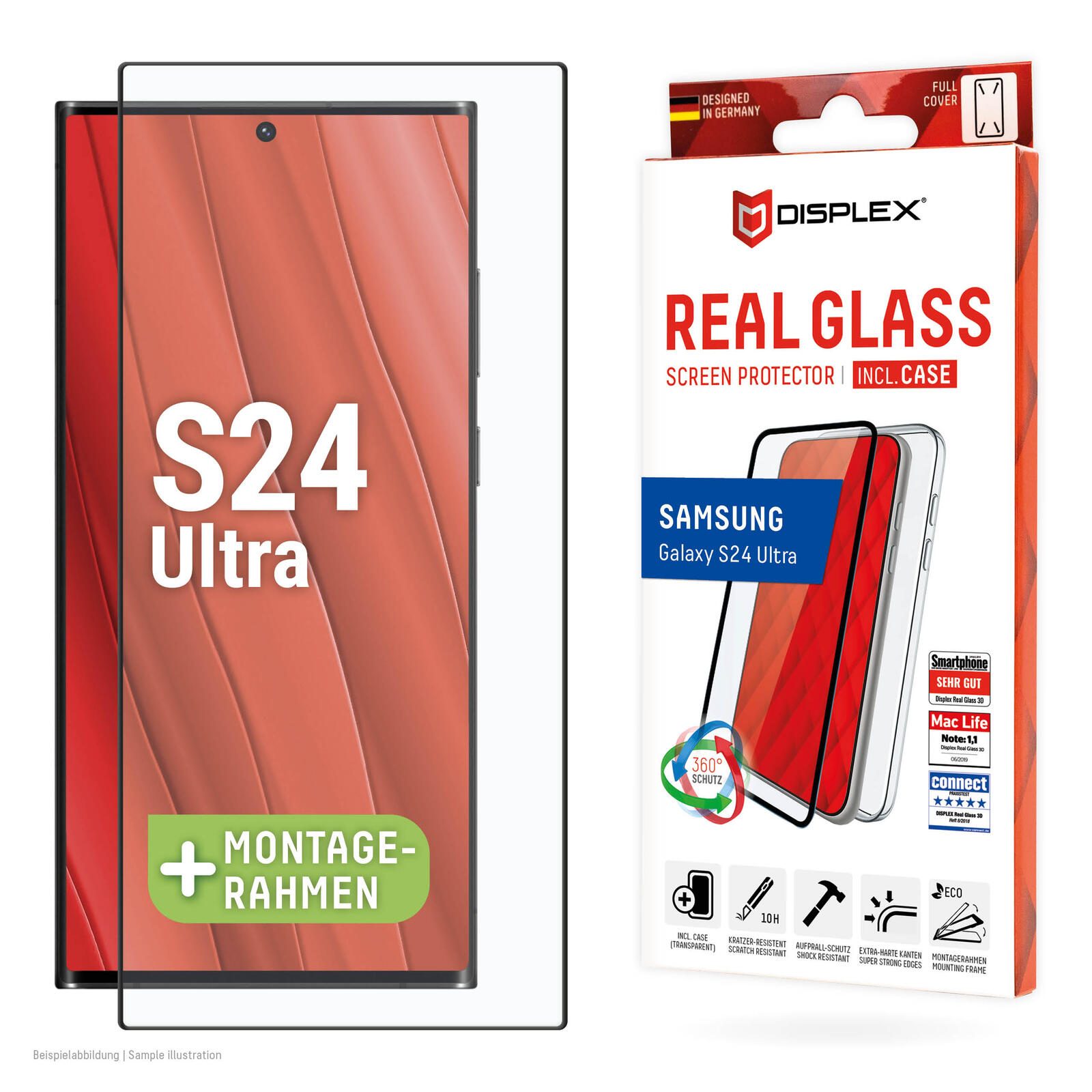 DISPLEX Verre trempé + Étui Samsung Galaxy S24 Ultra