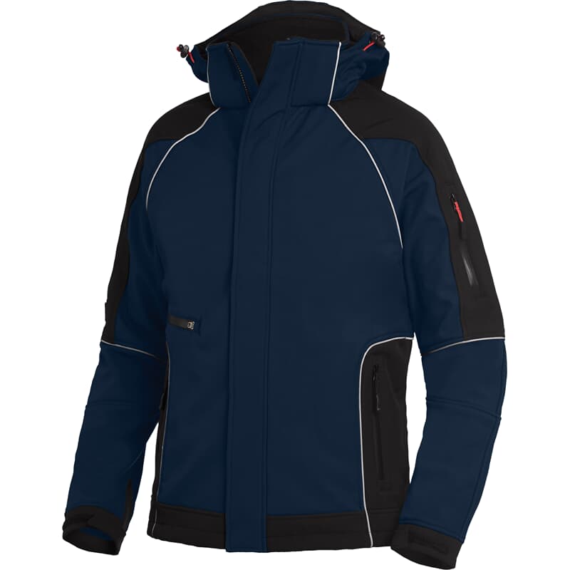 Veste softshell FHB WALTER 78518, veste de travail coupe-vent et hydrofuge