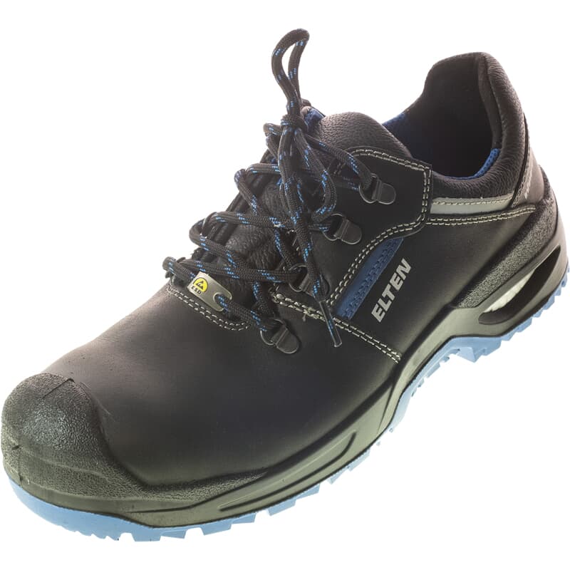 Chaussure de sécurité basse LEONARDO XXSG black-blue Low ESD S3 Elten
