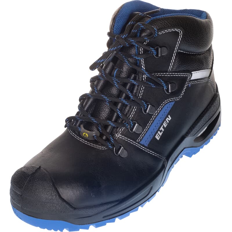 Chaussure de sécurité montante ELTEN LEONARDO XXSG black-blue Mid ESD S3