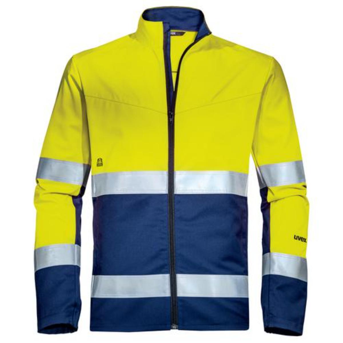 Veste de travail uvex suXXeed Construction couleurs haute visibilité - coupe ajustée