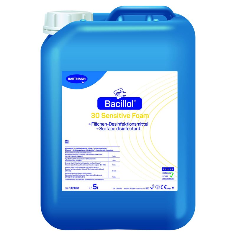 Désinfectant HARTMANN 30 Sensitive Foam 5,0 l