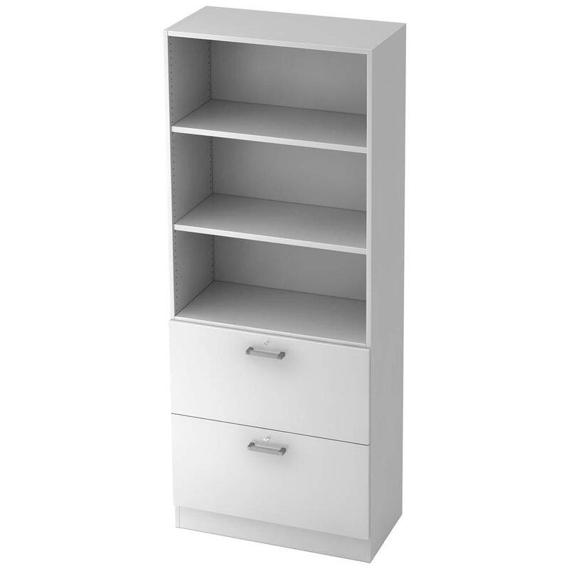Armoire de rangement HAMMERBACHER 7300 CE, V7300/W/W/CE blanc