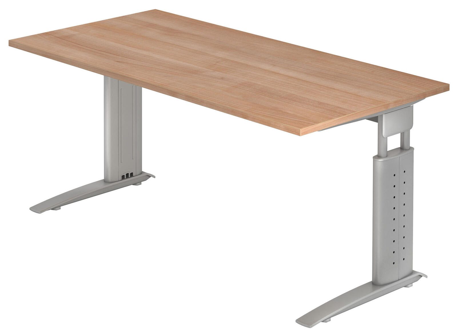 Bureau réglable en hauteur HAMMERBACHER VUS16/N/S noyer