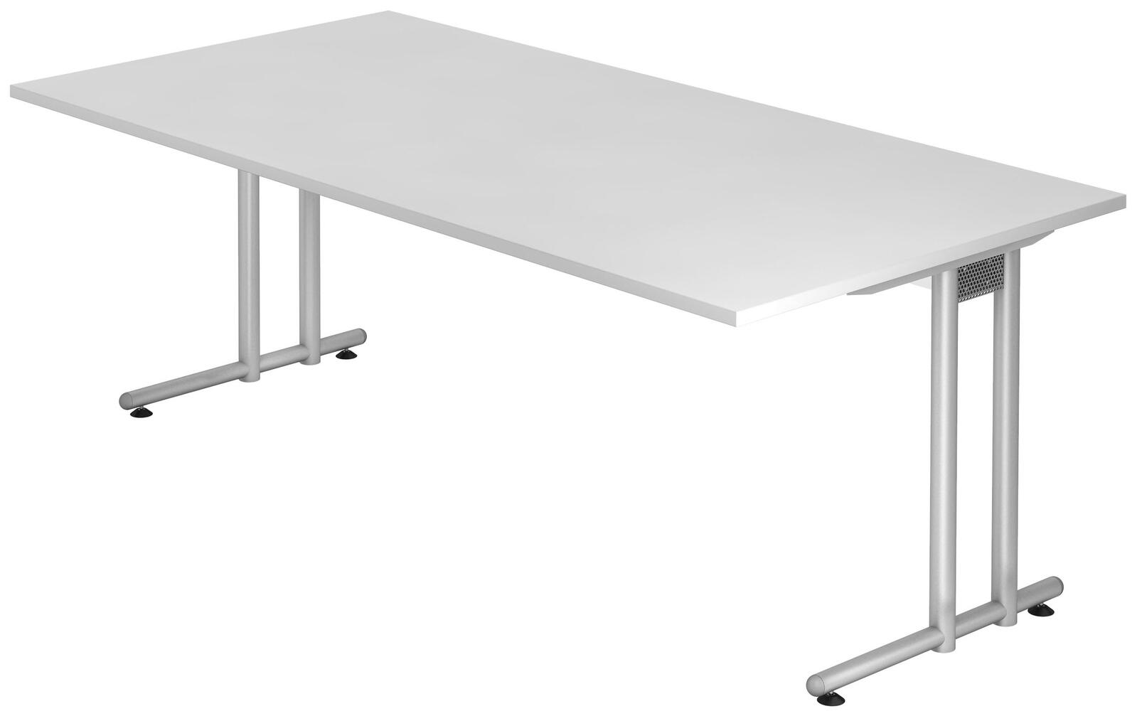 Bureau HAMMERBACHER VNS2E/W/S blanc