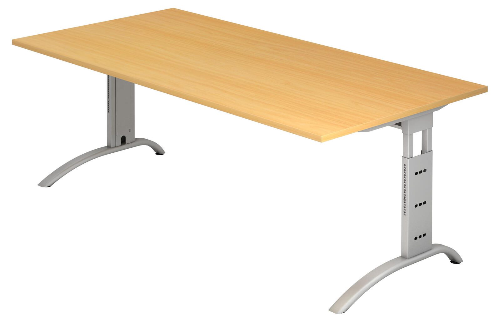 Bureau réglable en hauteur HAMMERBACHER VFS2E/6/S hêtre
