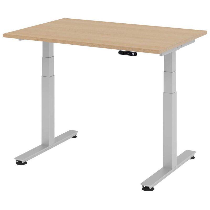 Bureau électrique réglable en hauteur VXDSM12/E/S chêne HAMMERBACHER