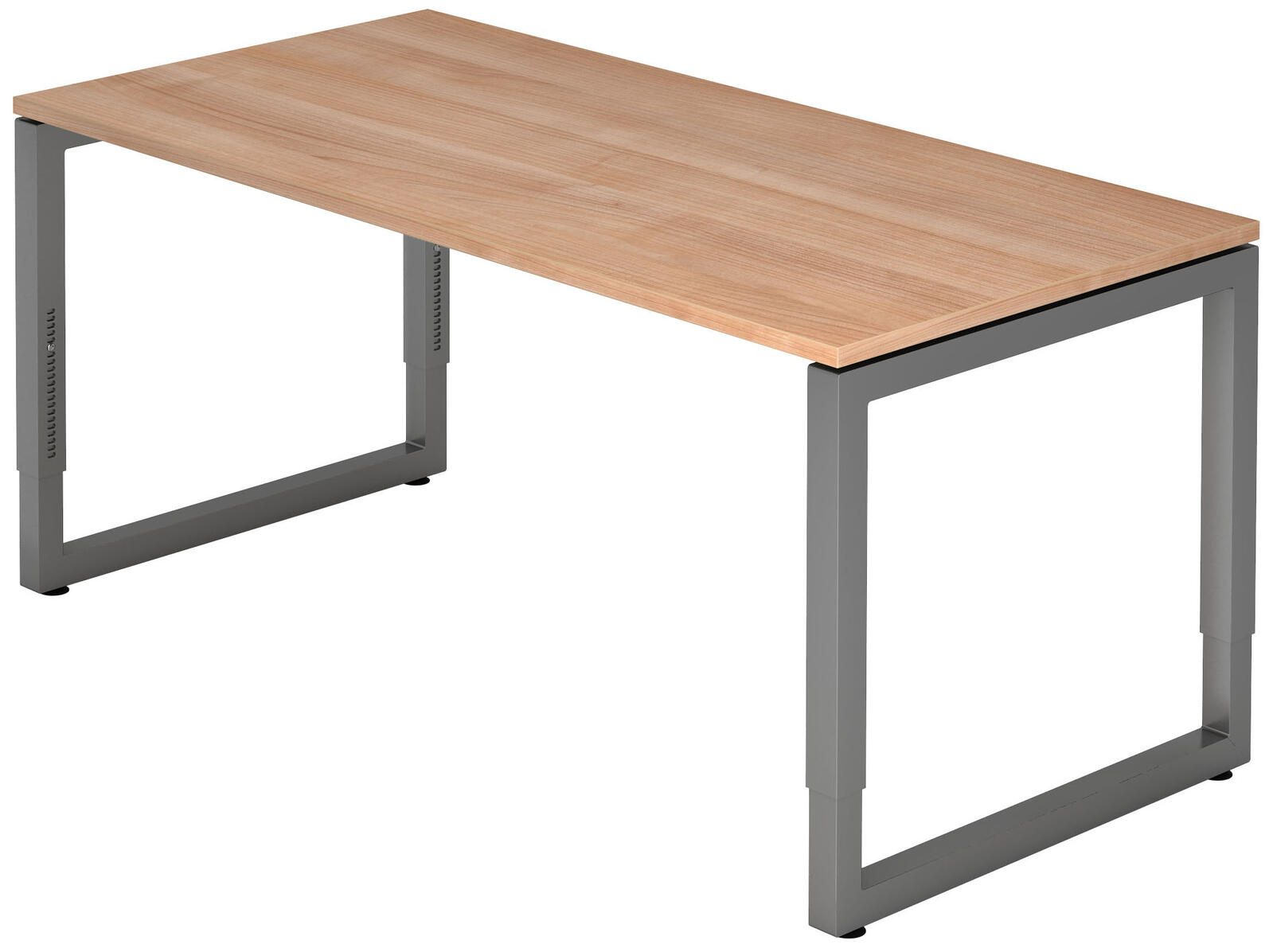 HAMMERBACHER Bureau réglable en hauteur VRS16/N/G - Noyer
