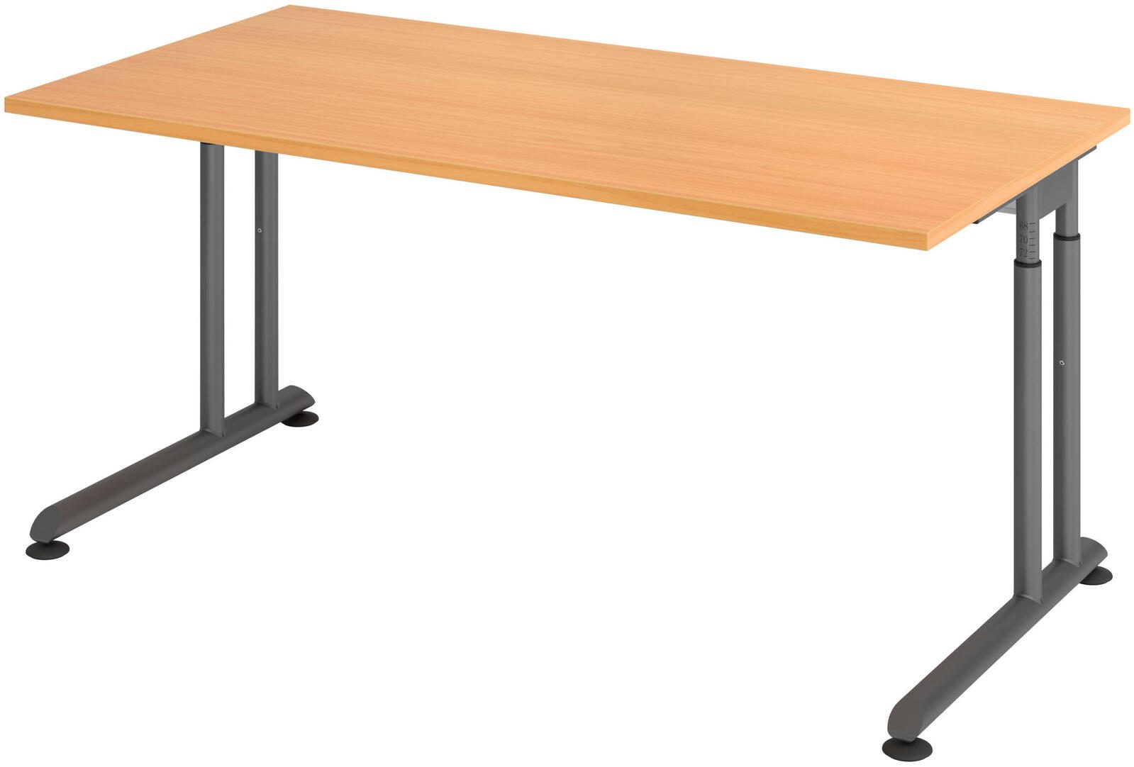Bureau réglable en hauteur HAMMERBACHER VZS16/6/G hêtre