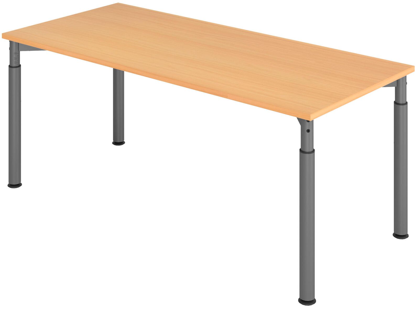 Bureau réglable en hauteur HAMMERBACHER VYS19/6/G hêtre