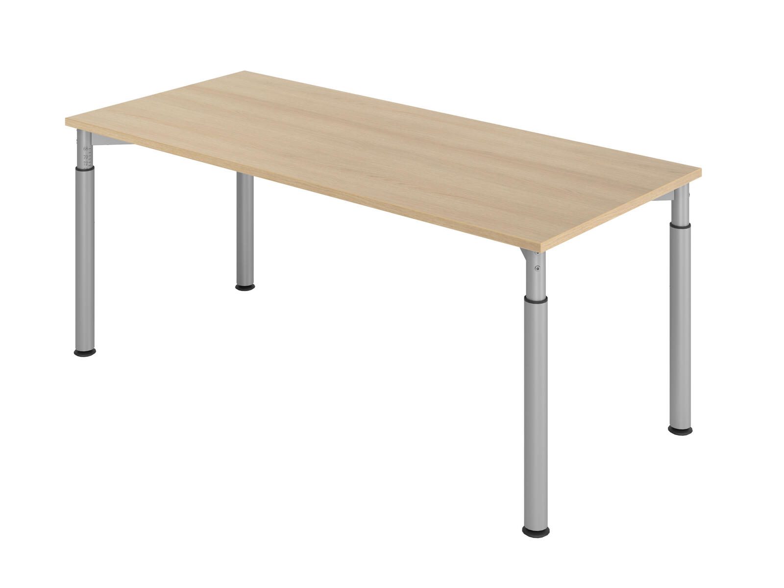 Bureau réglable en hauteur HAMMERBACHER VYS19/E/S chêne