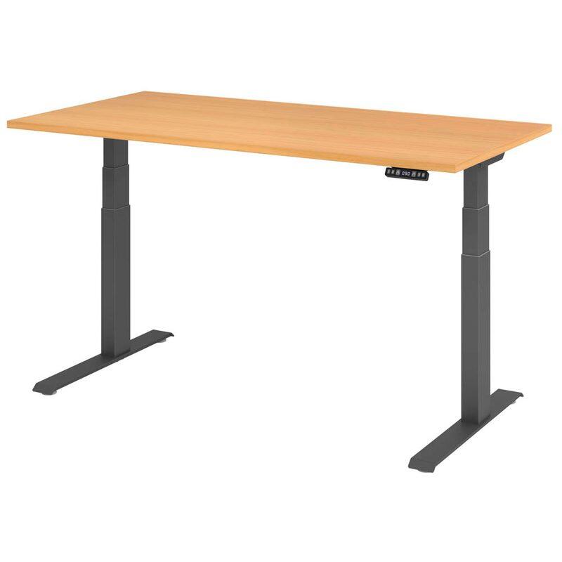 HAMMERBACHER Bureau VXDKB16/6/G en hêtre