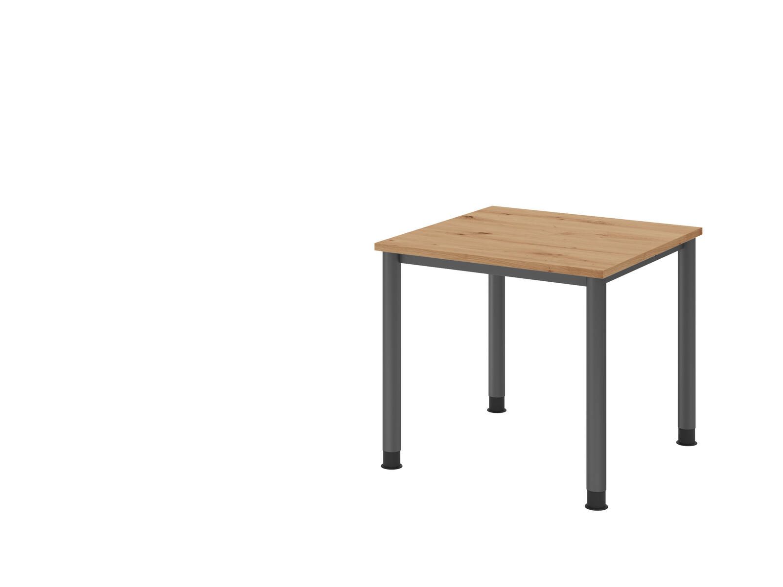 HAMMERBACHER Bureau réglable en hauteur VHS08/R/G Chêne