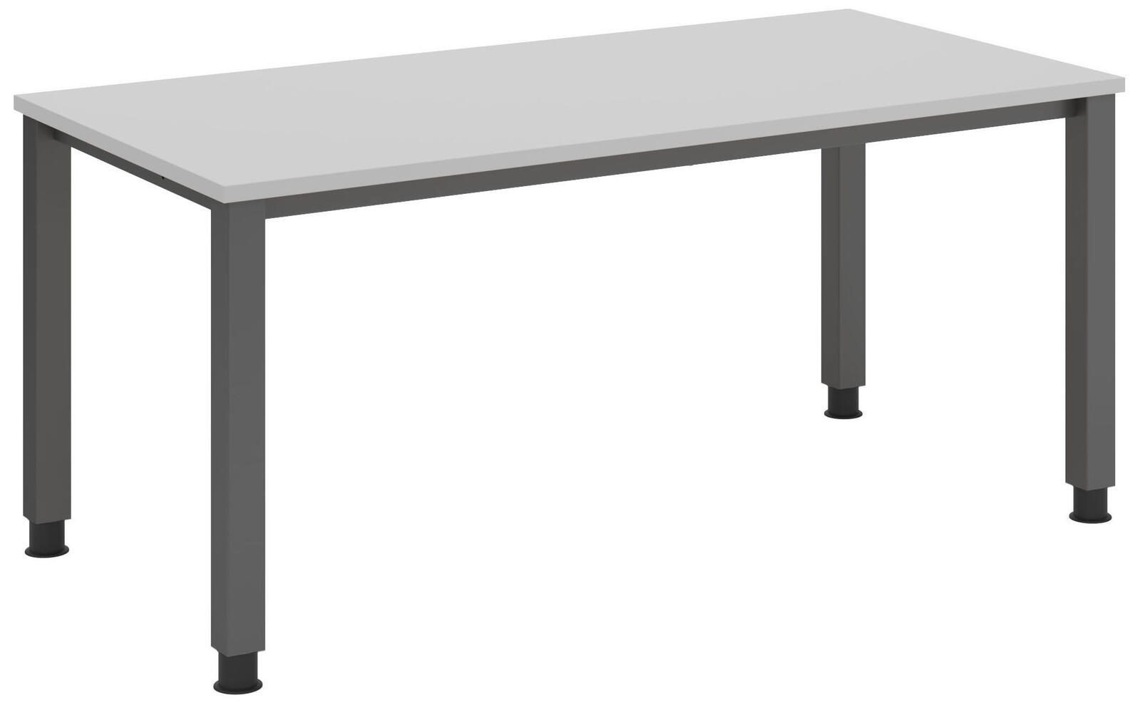HAMMERBACHER bureau réglable en hauteur VQS16/5/G gris clair