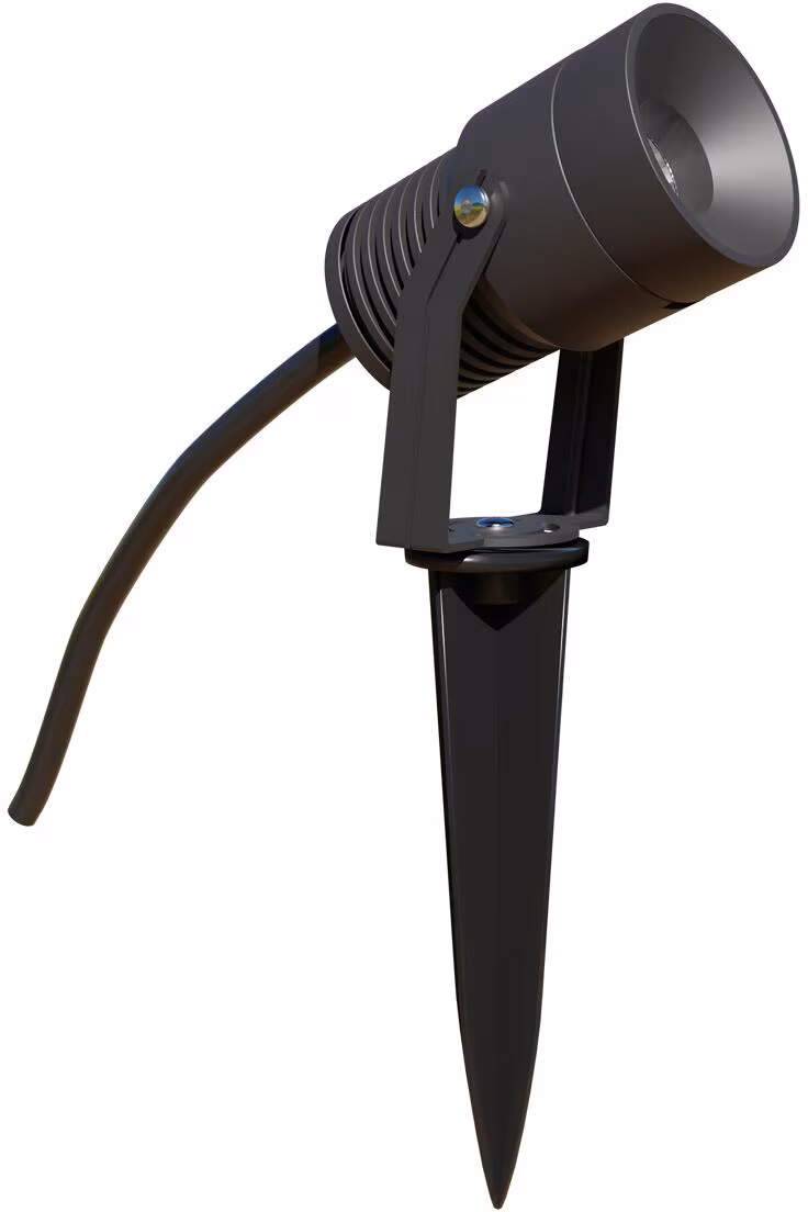 Spot de jardin EVN avec piquet, LED, 3000K, 10W, IP65, anthracite (PLC651002)