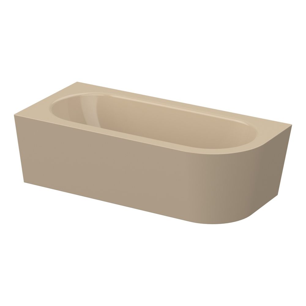 Baignoire d'angle Bette Starlet IV Silhouette Bahama beige 1850x850x420/575 mm forme spéciale 2 places acier GT