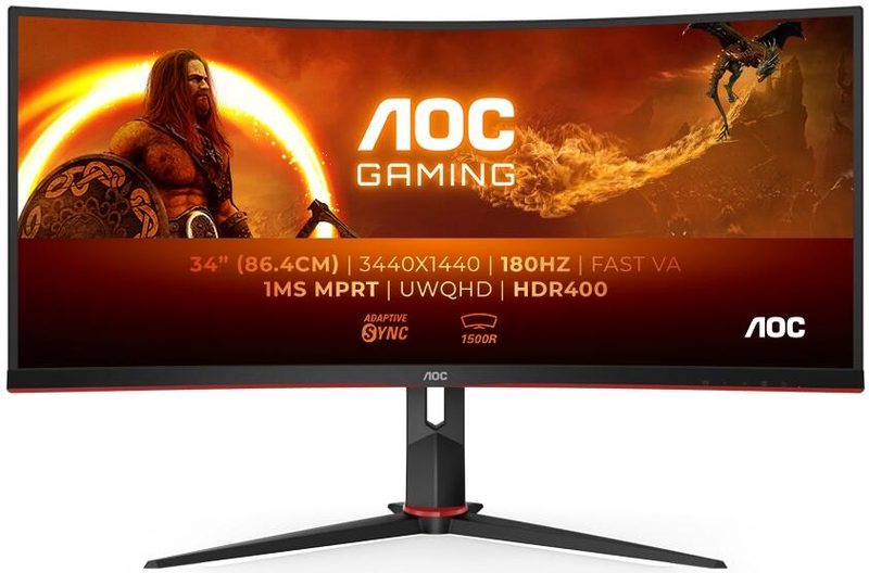 AOC CU34G2XP/BK Écran gaming incurvé