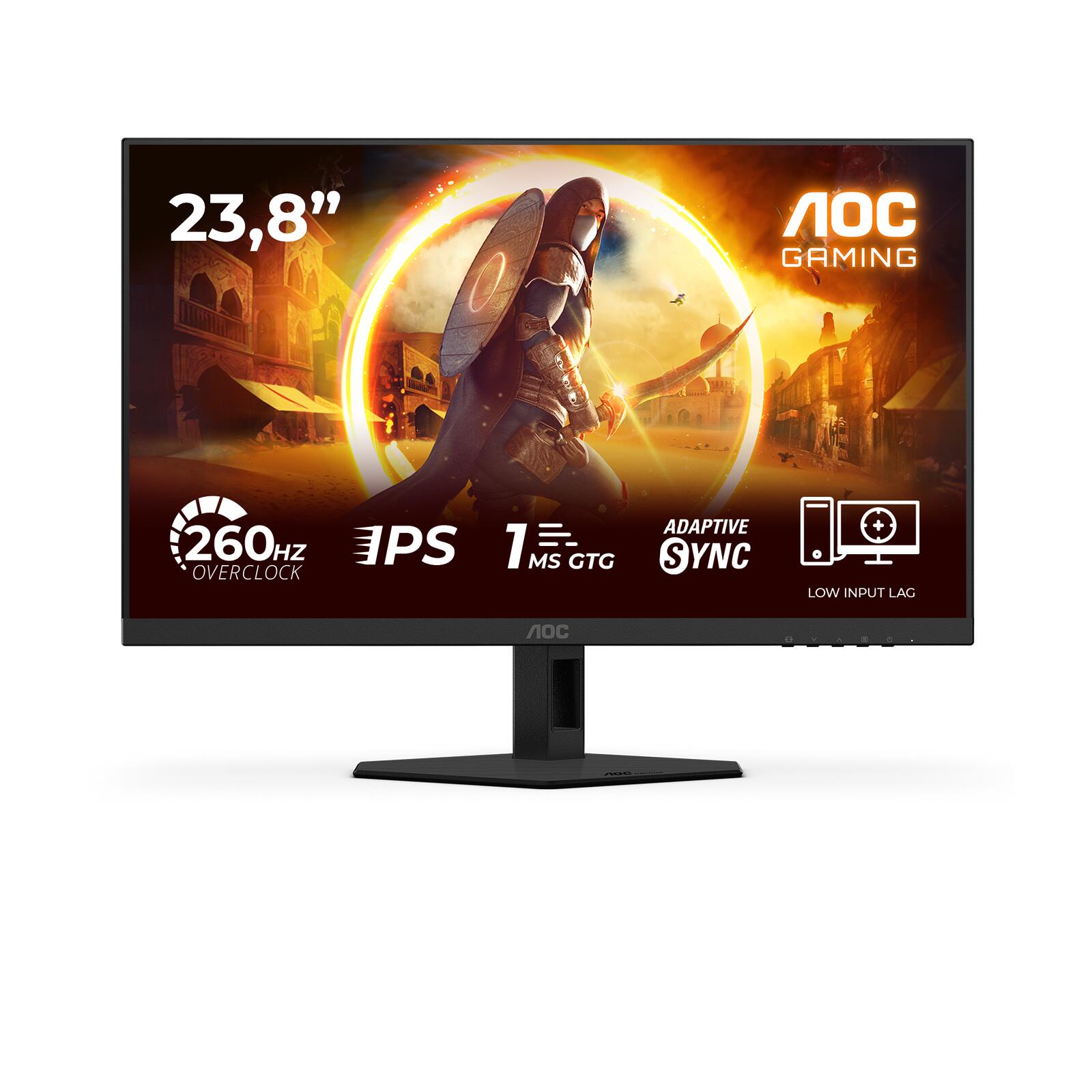 Écran gaming AOC 24G4ZRE 60,5 cm (23,8") Full HD, 1 ms, Fast IPS, 260 Hz, HDMI, DisplayPort