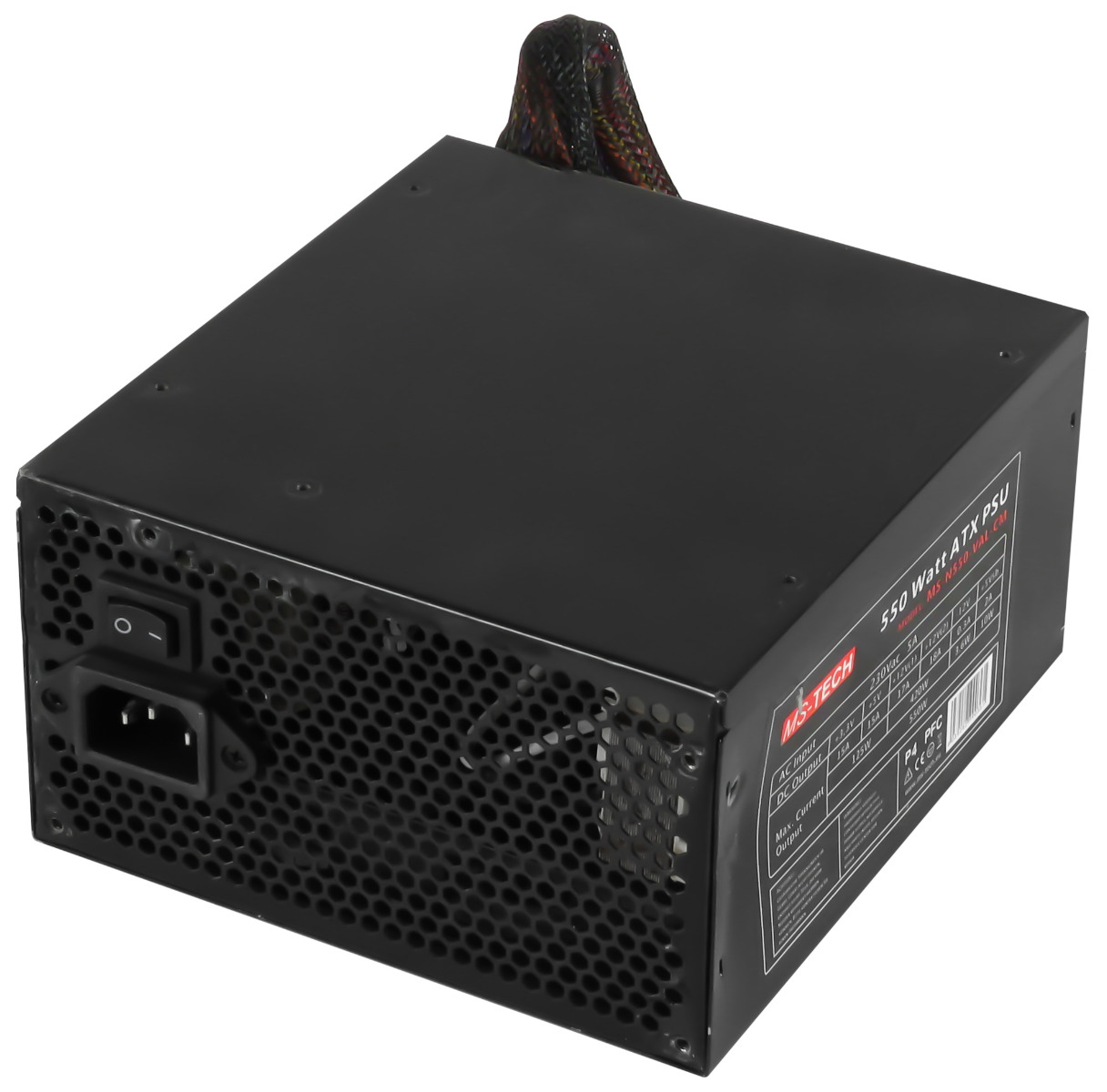 MS-TECH MS-N550-VAL-CM 550W ATX 20+4 broches