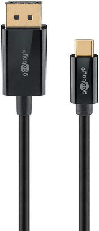Câble goobay USB-C/DP 1 m noir