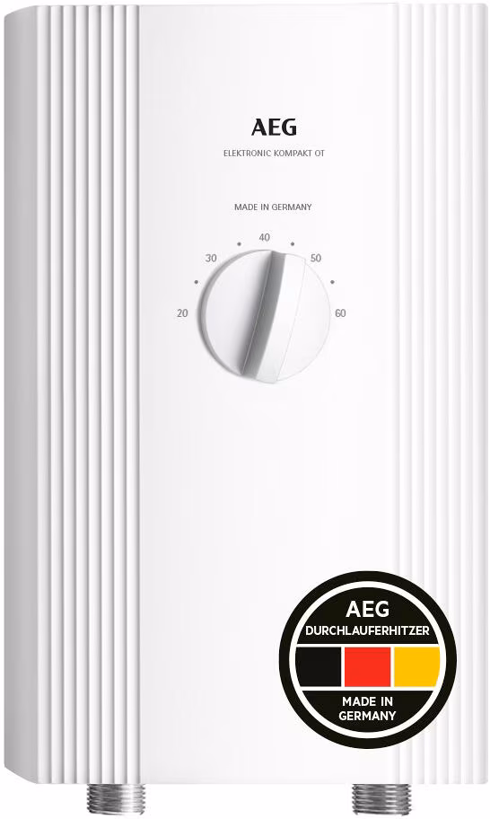 Chauffe-eau instantané AEG DDLE Kompakt OT 11/13 classe énergétique : A Chauffe-eau instantané compact, fermé, montage sur évier (232793)
