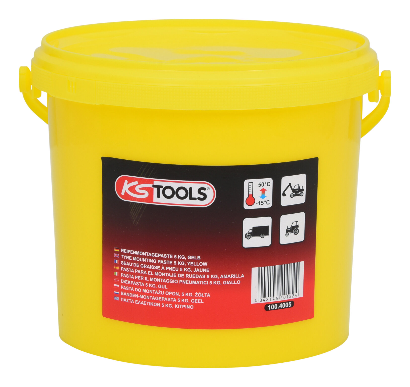Pâte de montage pour pneus KS Tools 5 kg, jaune