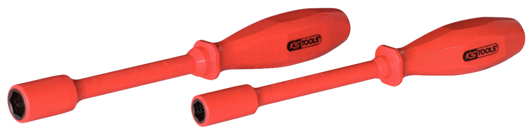 Tournevis à douille KS Tools avec isolation de protection