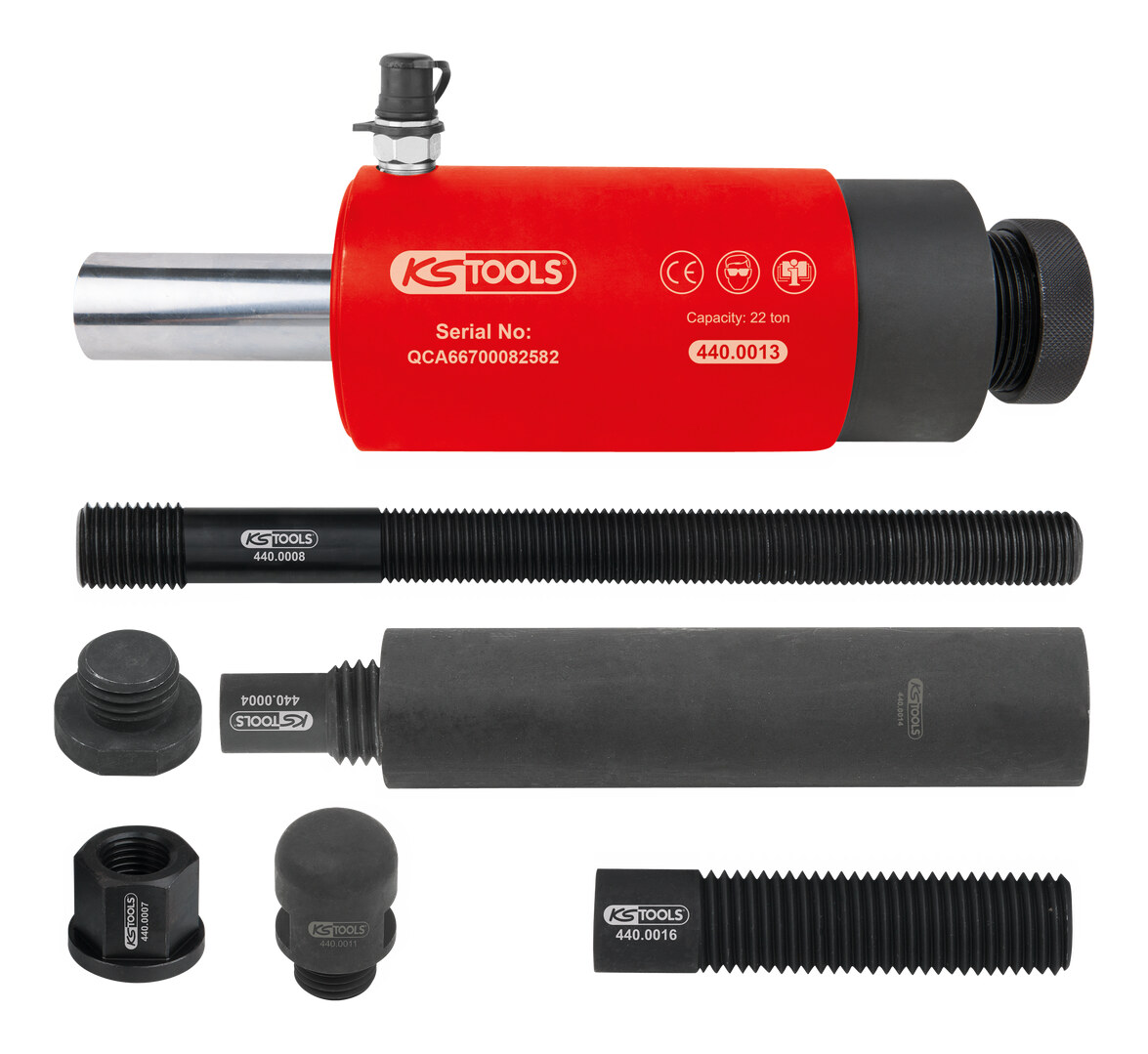 KS Tools Coffret vis de force hydraulique, 22t, 10 pcs.
